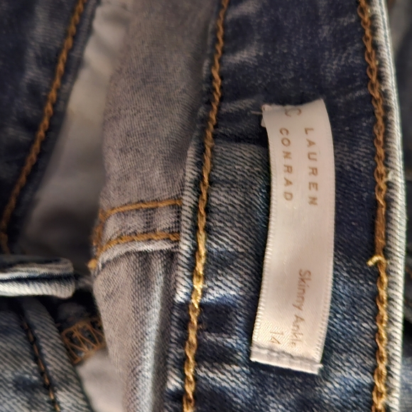 Lauren Conrad High Rise Skinny Ankle Sz 14 Jeans - Picture 3 of 8
